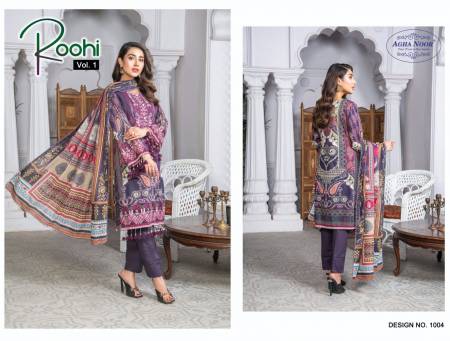 Agha Noor Roohi Vol 1 Pakistani Dress Material Catalog